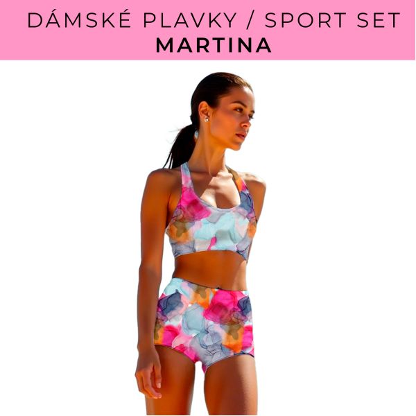 Dámský střih - plavky / sportovní set Martina