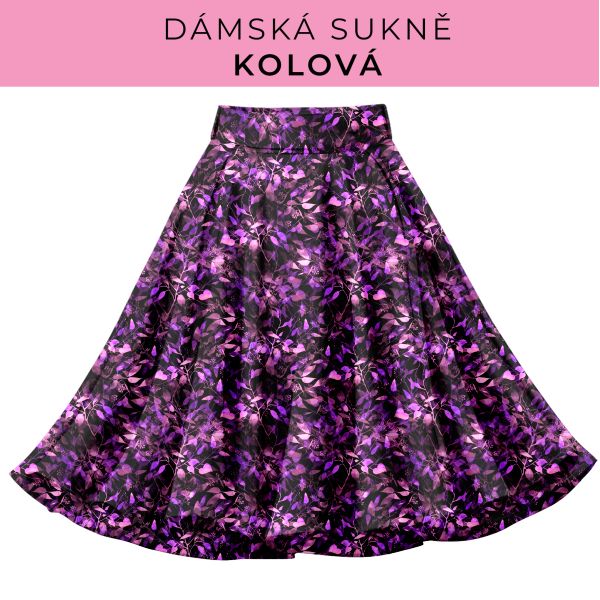DÁMSKÝ střih - Kolová sukně