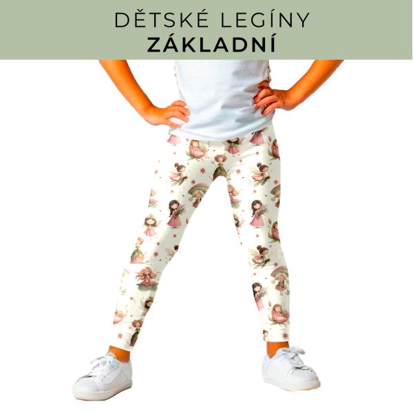 DĚTSKÝ střih - legíny základní