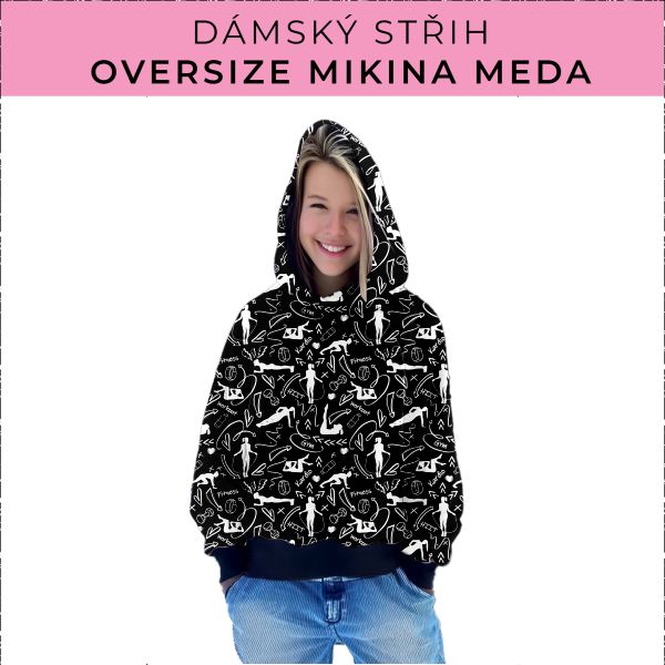 Dámský střih - mikina Meda