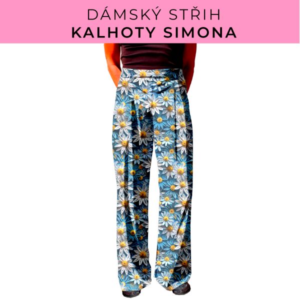 Dámský střih - kalhoty Simona
