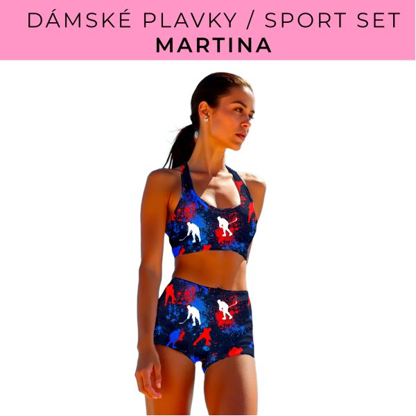 Dámský střih - plavky / sportovní set Martina