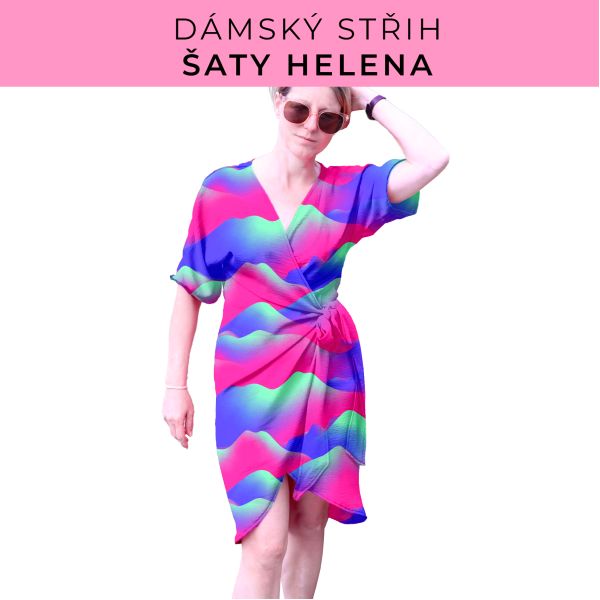 Dámský střih na šaty  Helena