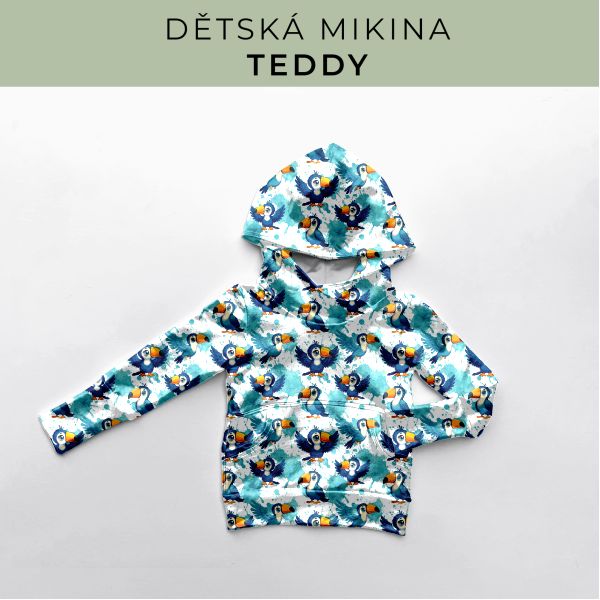 DĚTSKÝ střih - Mikina Teddy