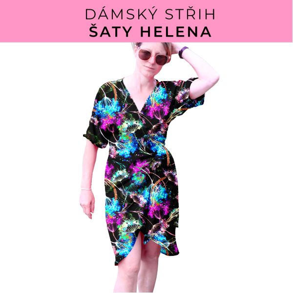 Dámský střih na šaty  Helena