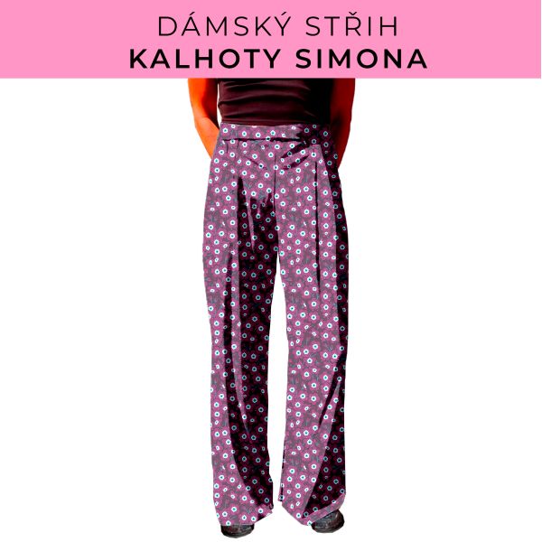 Dámský střih - kalhoty Simona