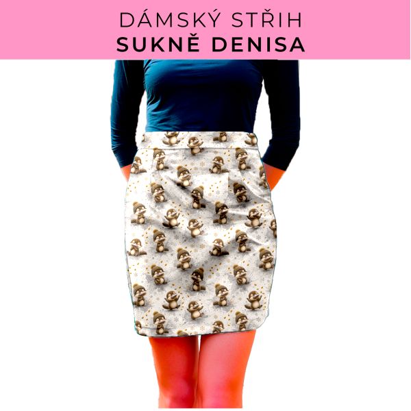 Dámský střih - Dámská sukně Denisa