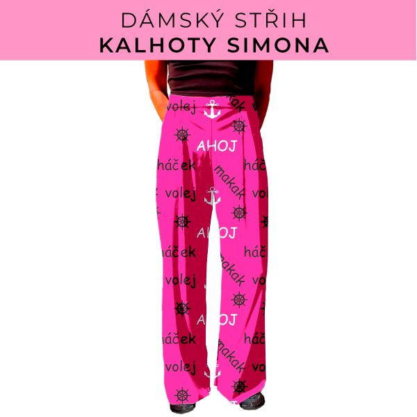 Dámský střih - kalhoty Simona