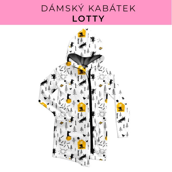 DÁMSKÝ střih - Kabátek Lotty