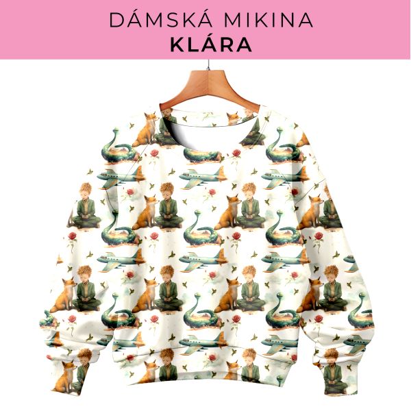 DÁMSKÝ střih - mikina Klára