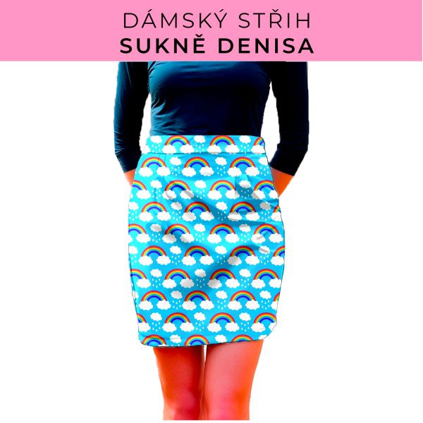 Dámský střih - Dámská sukně Denisa