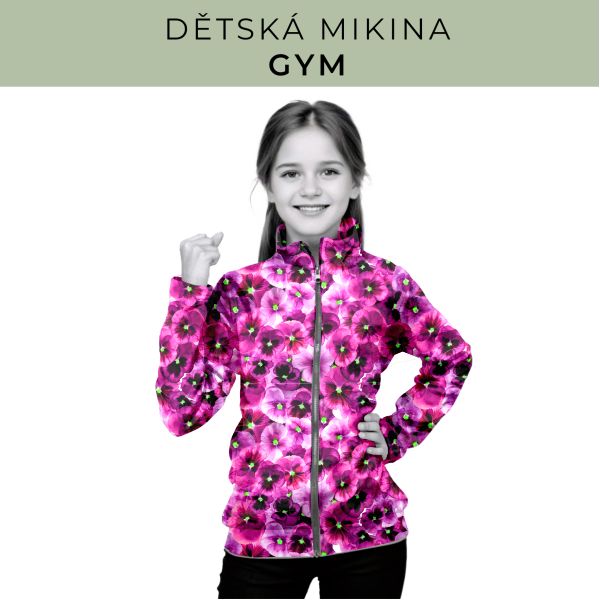 Dětská střih - mikina GYM