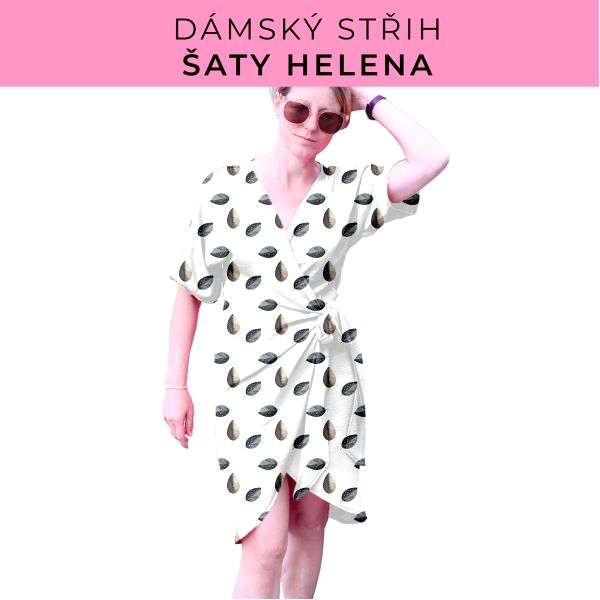 Dámský střih na šaty  Helena