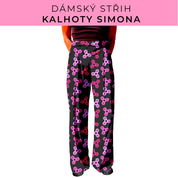 Dámský střih - kalhoty Simona
