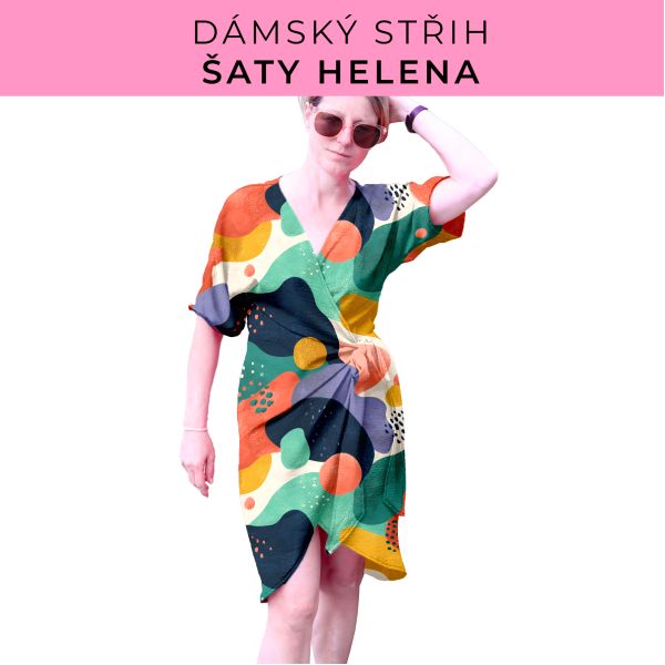 Dámský střih na šaty  Helena