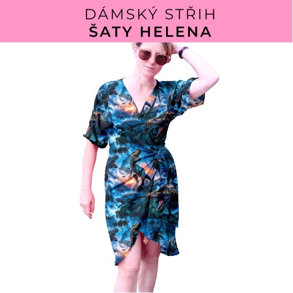 Dámský střih na šaty  Helena