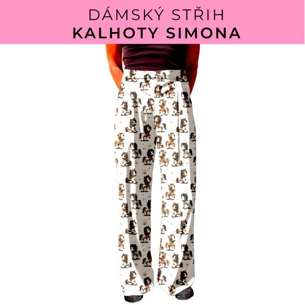 Dámský střih - kalhoty Simona