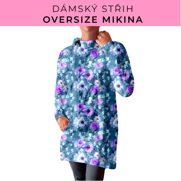 DÁMSKÝ střih - Oversize mikina
