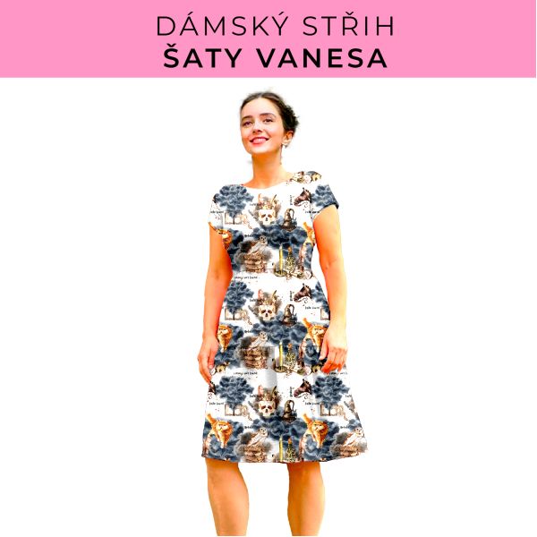 Dámský střih šaty Vanesa