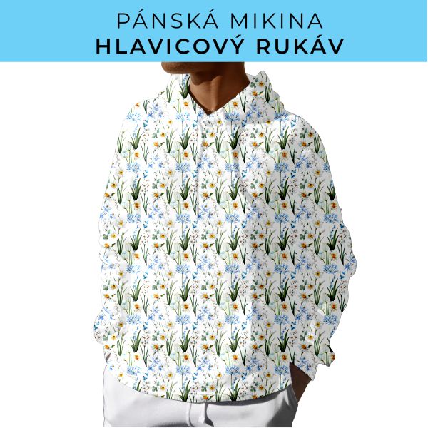 PÁNSKÝ střih - mikina s kapucí