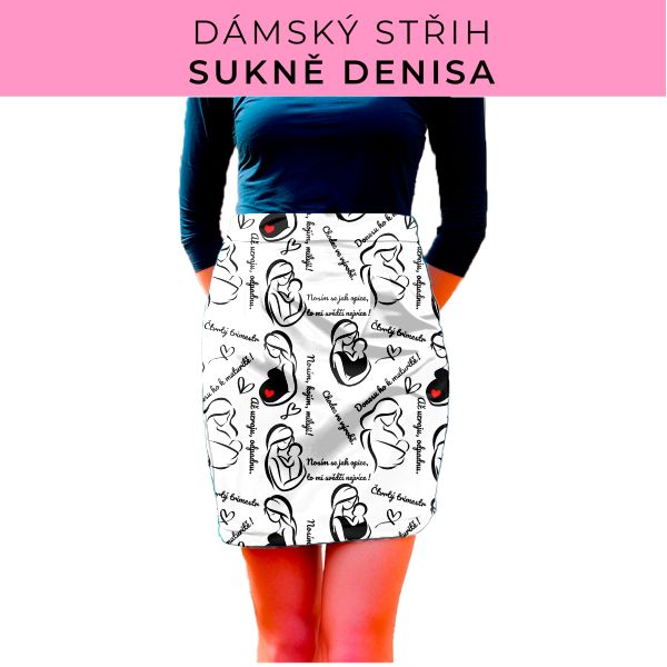 Dámský střih - Dámská sukně Denisa