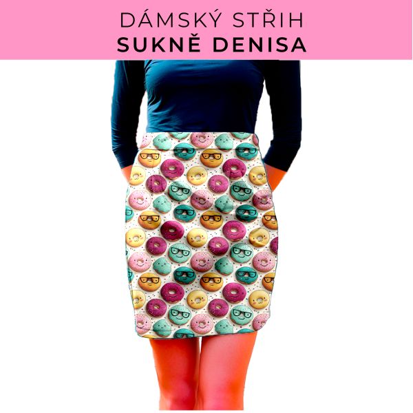 Dámský střih - Dámská sukně Denisa
