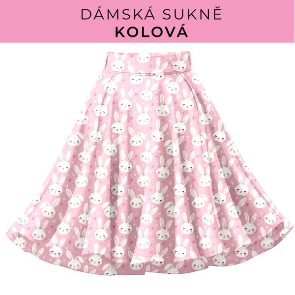 DÁMSKÝ střih - Kolová sukně
