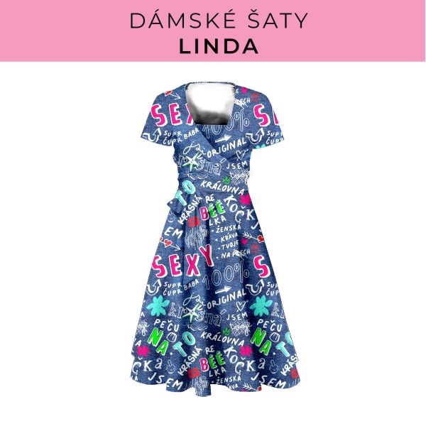 DÁMSKÝ střih - šaty Linda