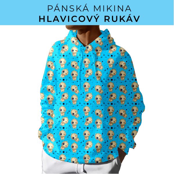 PÁNSKÝ střih - mikina s kapucí