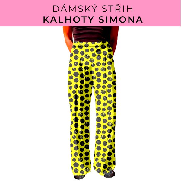 Dámský střih - kalhoty Simona