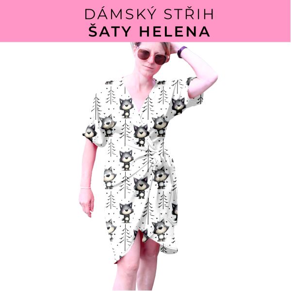 Dámský střih na šaty  Helena