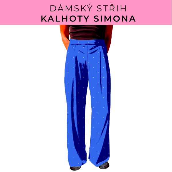 Dámský střih - kalhoty Simona