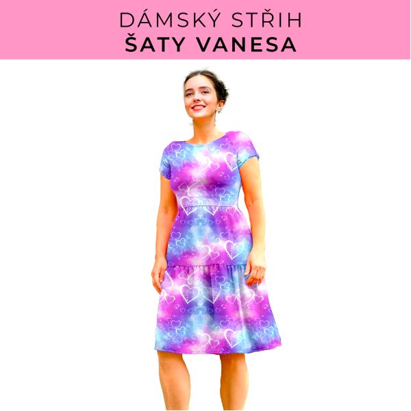 Dámský střih šaty Vanesa