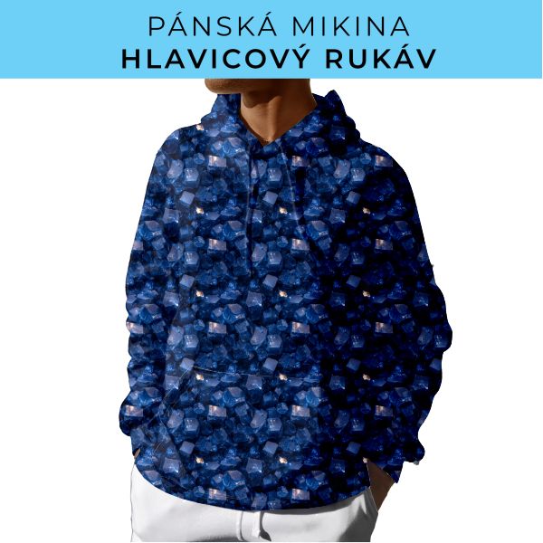 PÁNSKÝ střih - mikina s kapucí
