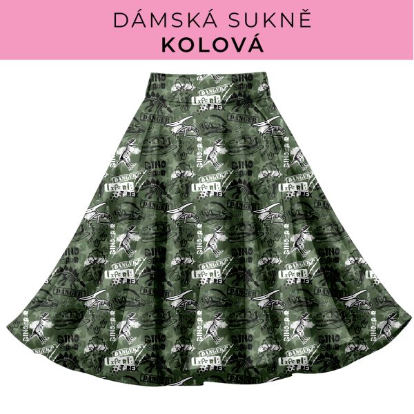 DÁMSKÝ střih - Kolová sukně