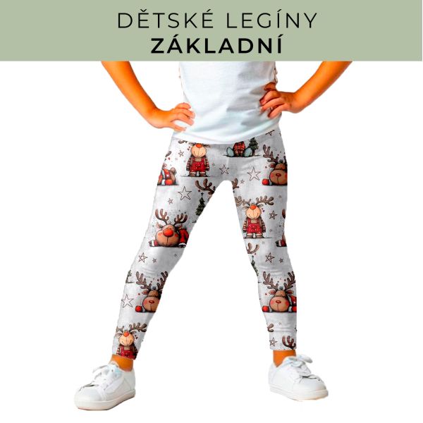 DĚTSKÝ střih - legíny základní
