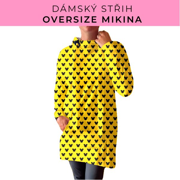 DÁMSKÝ střih - Oversize mikina