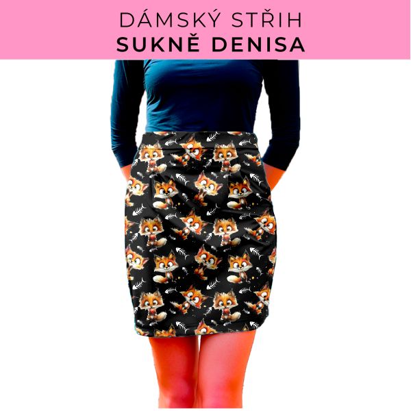 Dámský střih - Dámská sukně Denisa