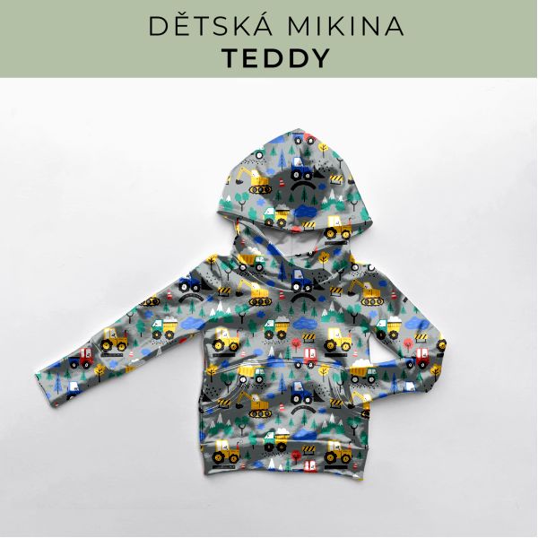 DĚTSKÝ střih - Mikina Teddy