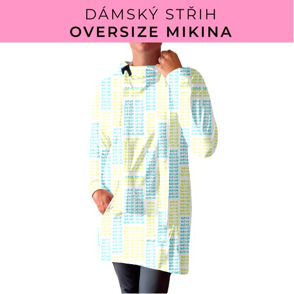 DÁMSKÝ střih - Oversize mikina