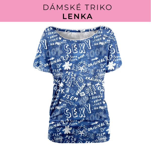 DÁMSKÝ střih - Triko Lenka