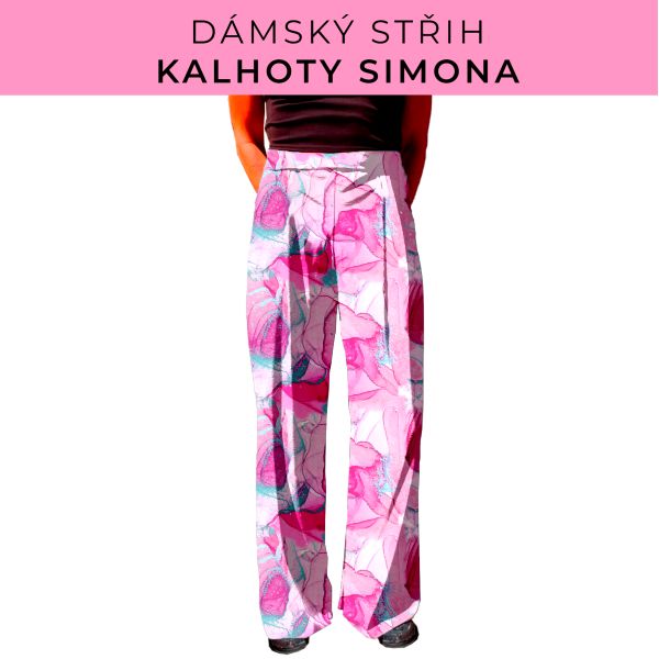 Dámský střih - kalhoty Simona