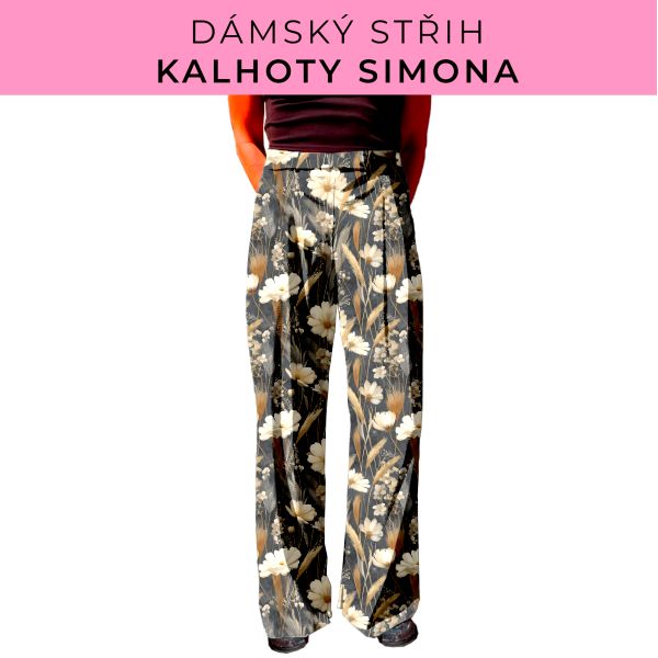 Dámský střih - kalhoty Simona