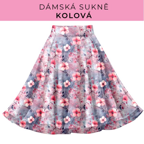 DÁMSKÝ střih - Kolová sukně