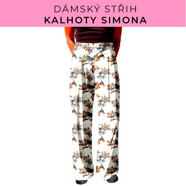 Dámský střih - kalhoty Simona