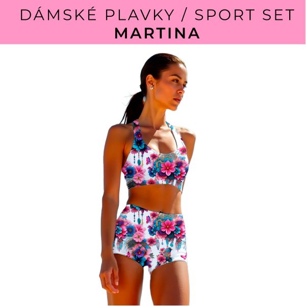 Dámský střih - plavky / sportovní set Martina
