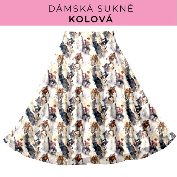DÁMSKÝ střih - Kolová sukně