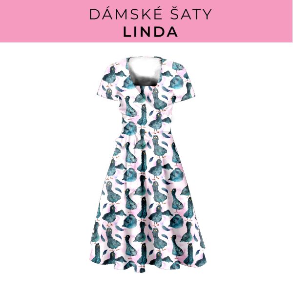 DÁMSKÝ střih - šaty Linda