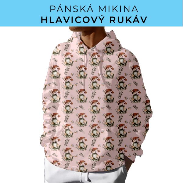 PÁNSKÝ střih - mikina s kapucí