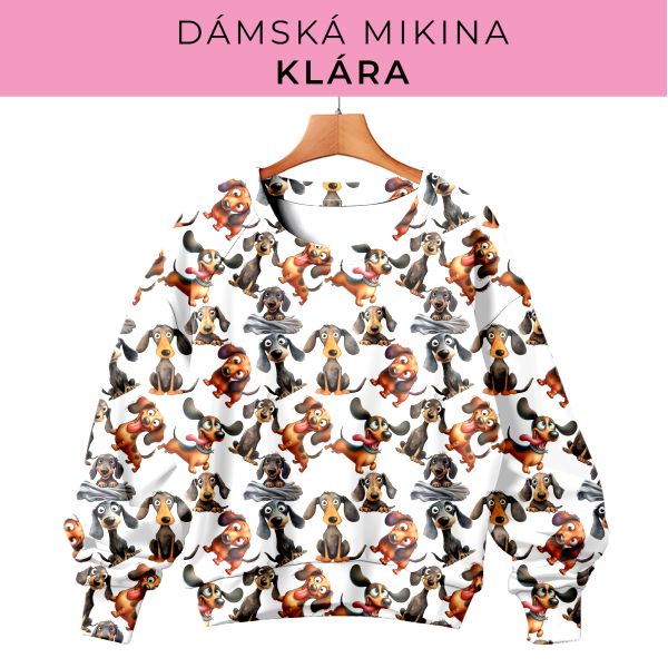 DÁMSKÝ střih - mikina Klára